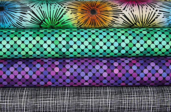 Designer- Baumwollstoff Bloom multicolor (10 cm)